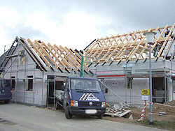 Dachkonstruktion Dachabbund & Montage